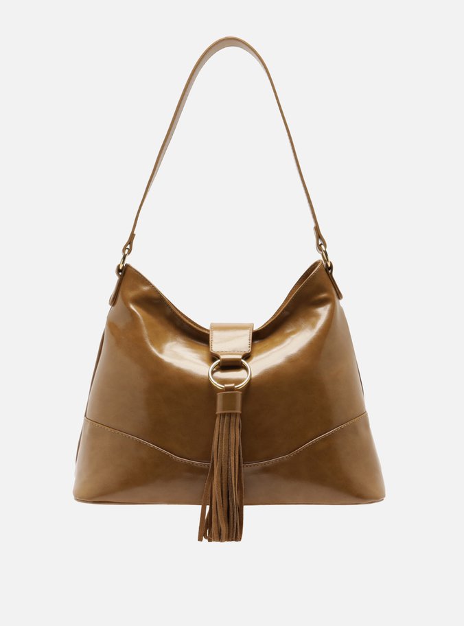 Bolsa Hobo Caramelo Grande Argola Barbicacho