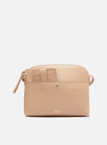 Bolsa Tiracolo Nude Pequena Porta-Cartões