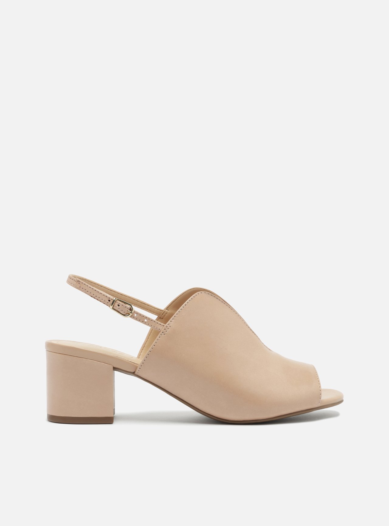 Mule Nude Salto Bloco — foto 1