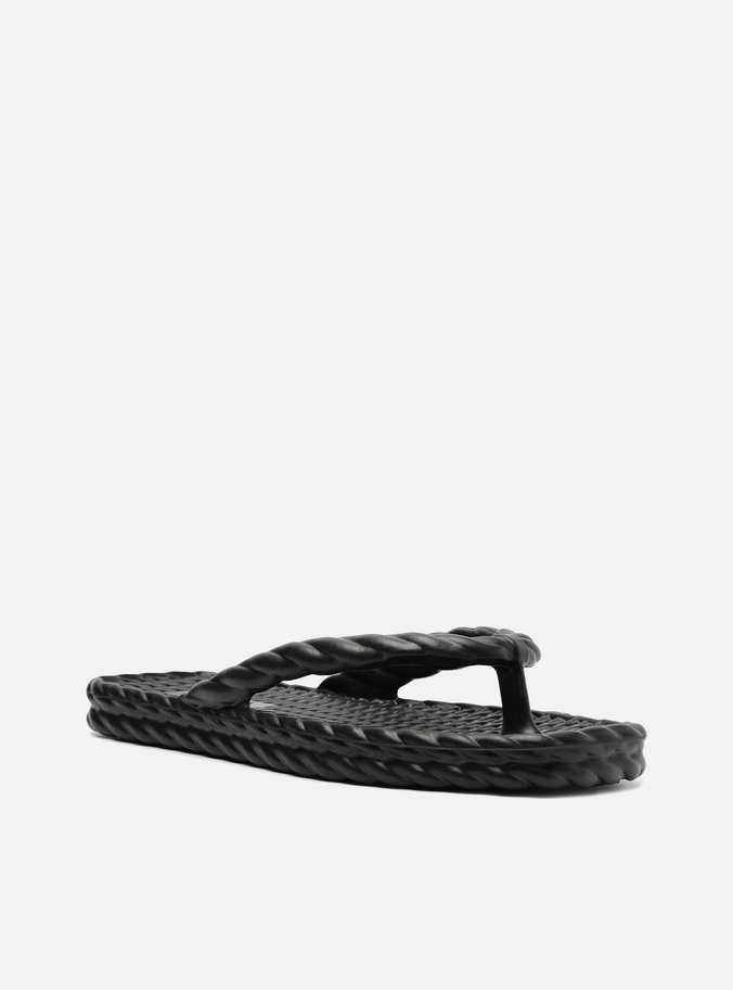 Chinelo de Dedo Preto Marrocos Brizza