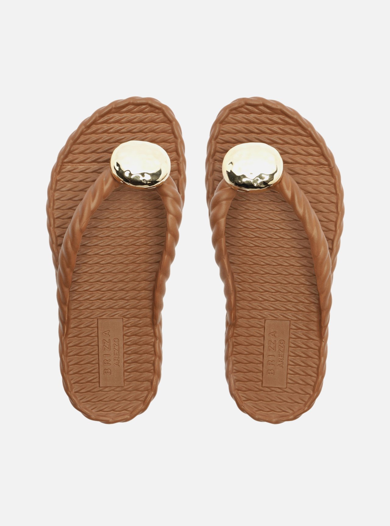 Sandália Marrom Flatform Marrocos Mid Metal — foto 3