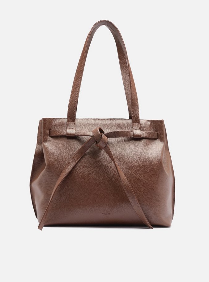 Bolsa Shopping Marrom Grande
