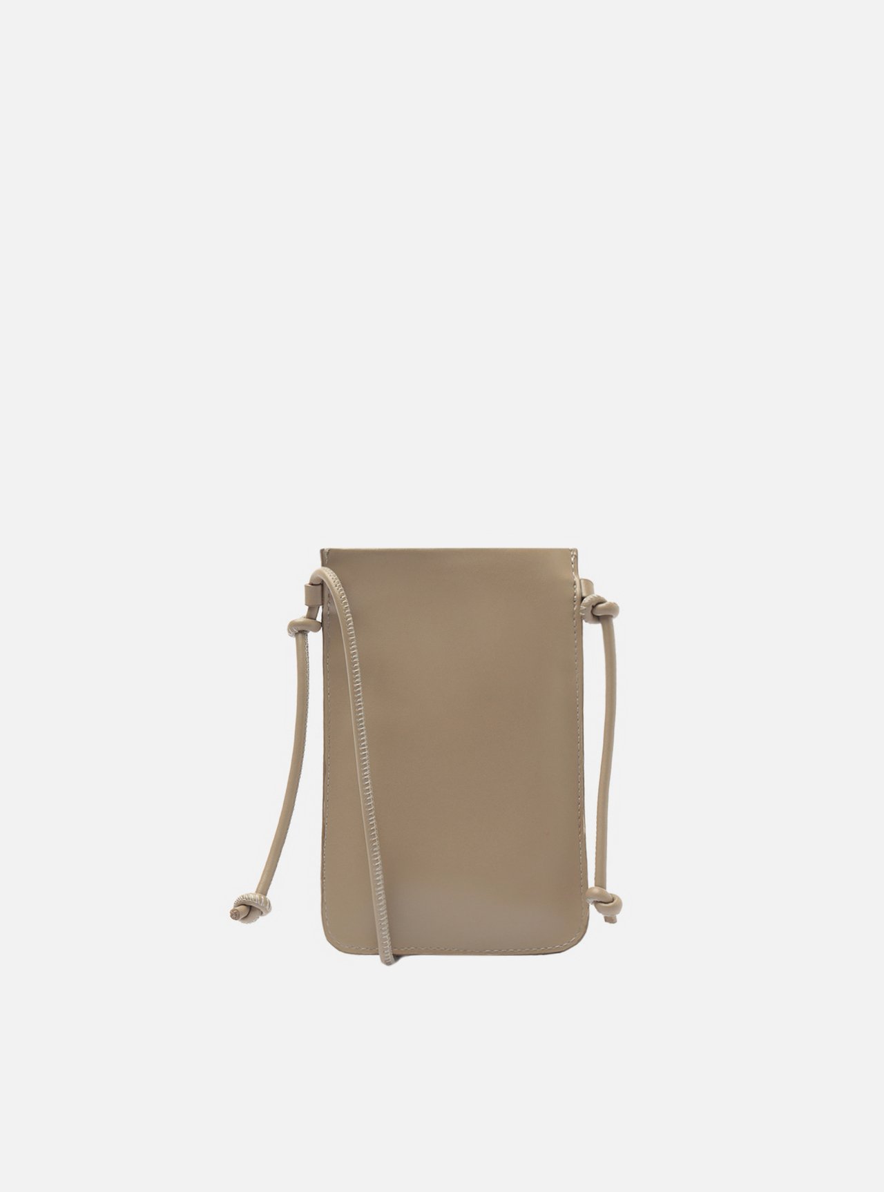 Mini Bag Cinza Croco Porta-Celular — foto 3