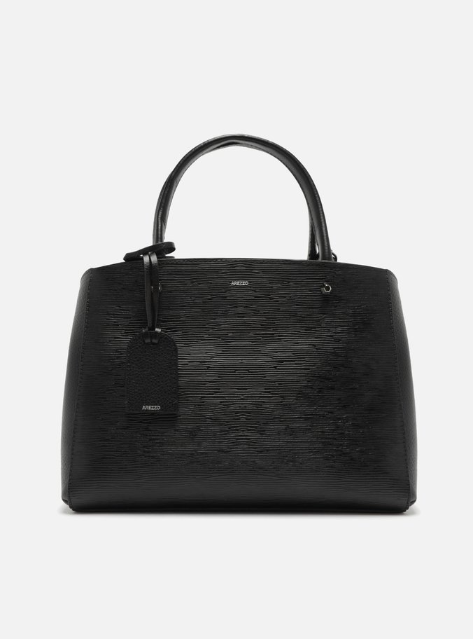 Bolsa Couro Tote Média Bella Preta