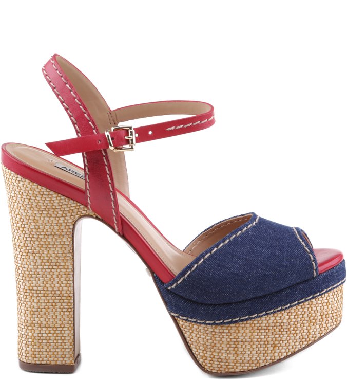 Plataforma Salto Jeans