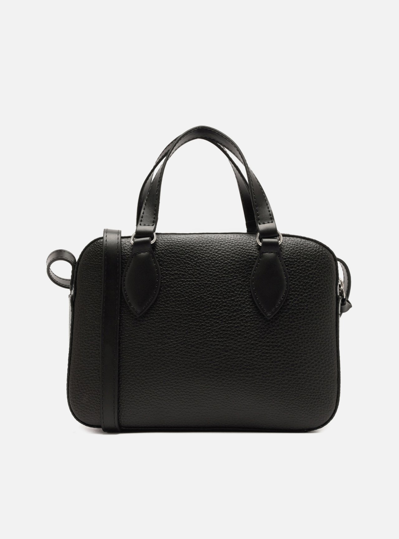 Bolsa Tiracolo Preta Média — foto 3