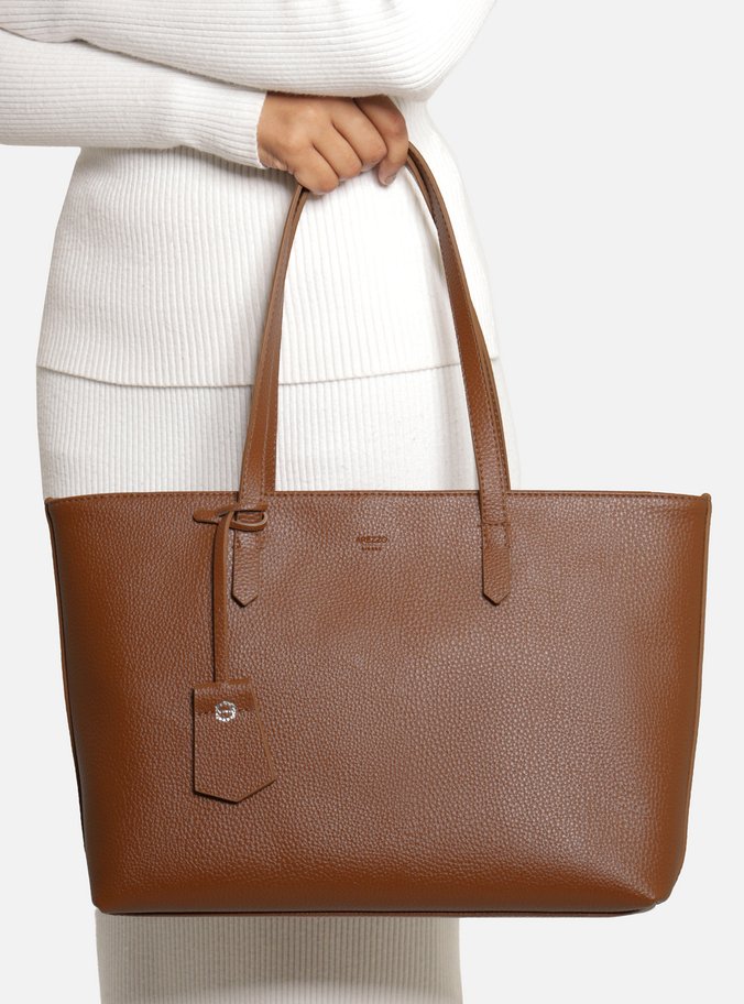 Bolsa Shopping Marrom Giorno Grande