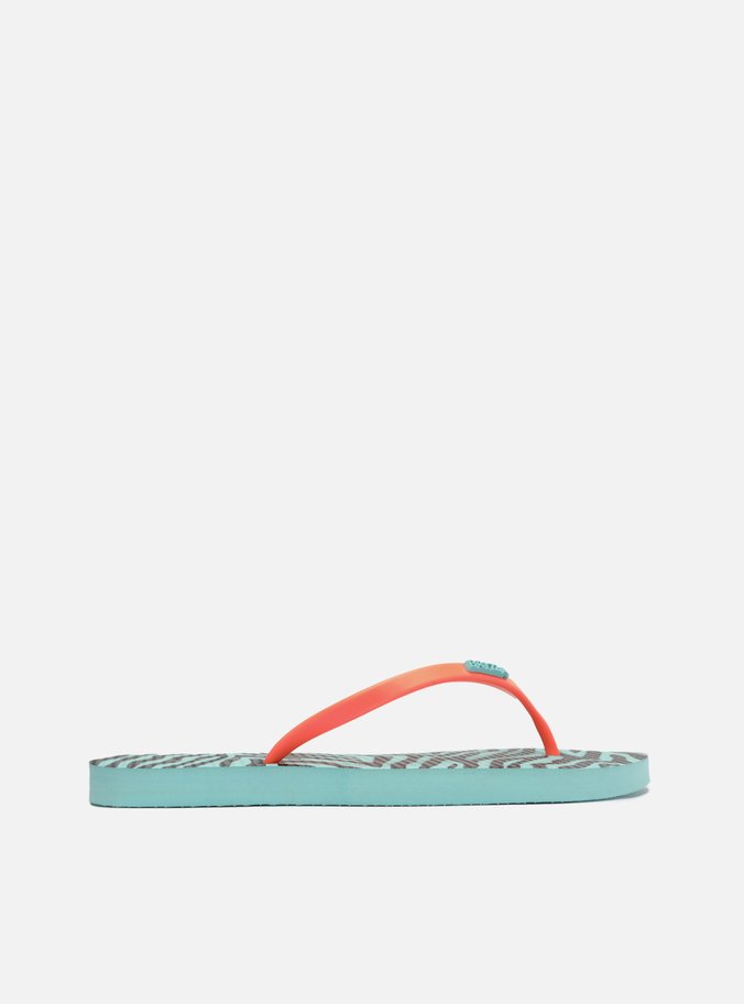 Chinelo de Dedo Multicolorido Estampa Brizza