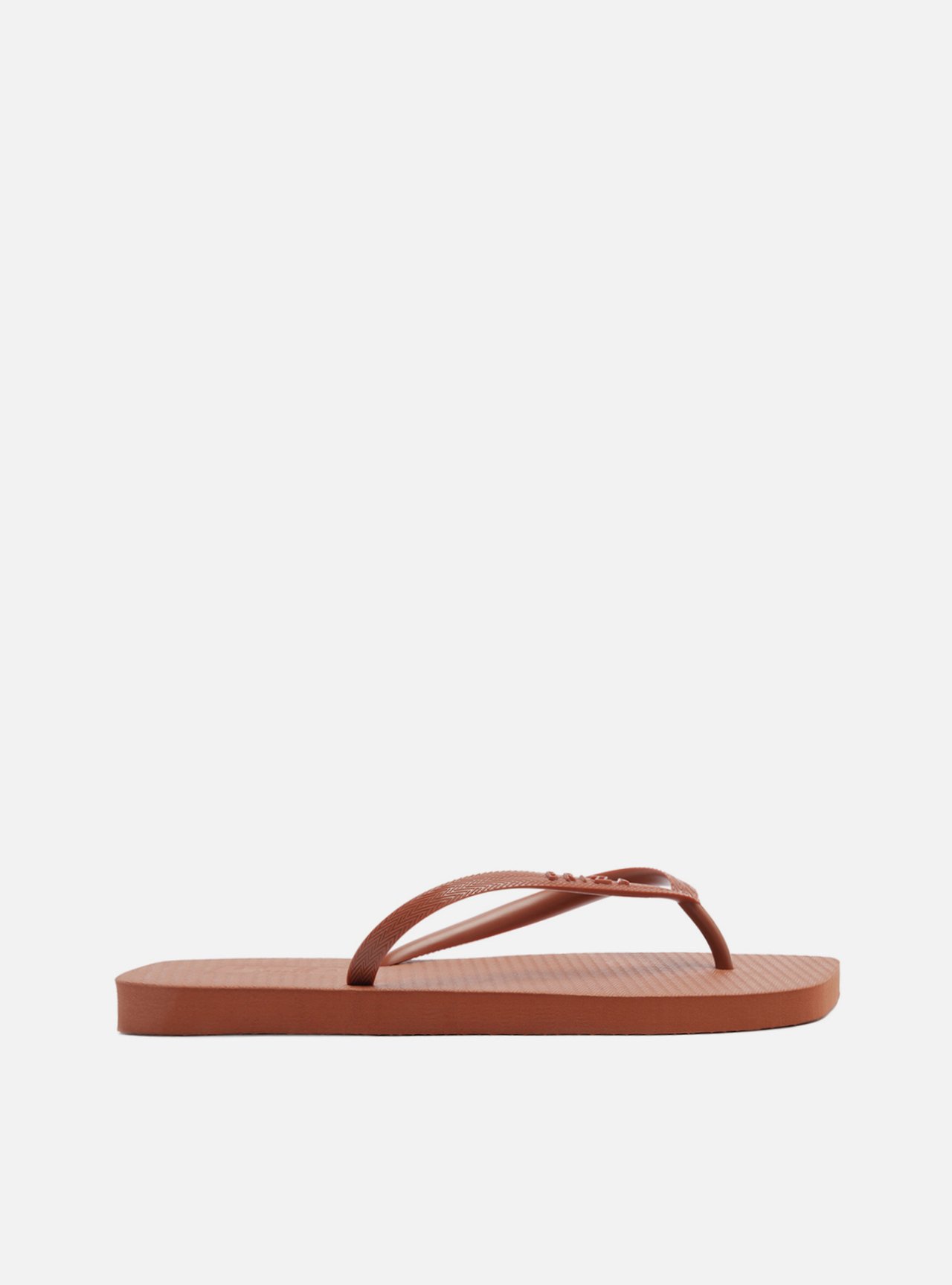 Chinelo de Dedo Terracota Básico Square Brizza — foto 3