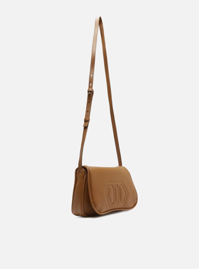 Bolsa Tiracolo Marrom Média