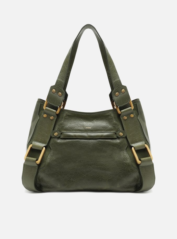 Bolsa Tote Verde Couro Gretha Grande