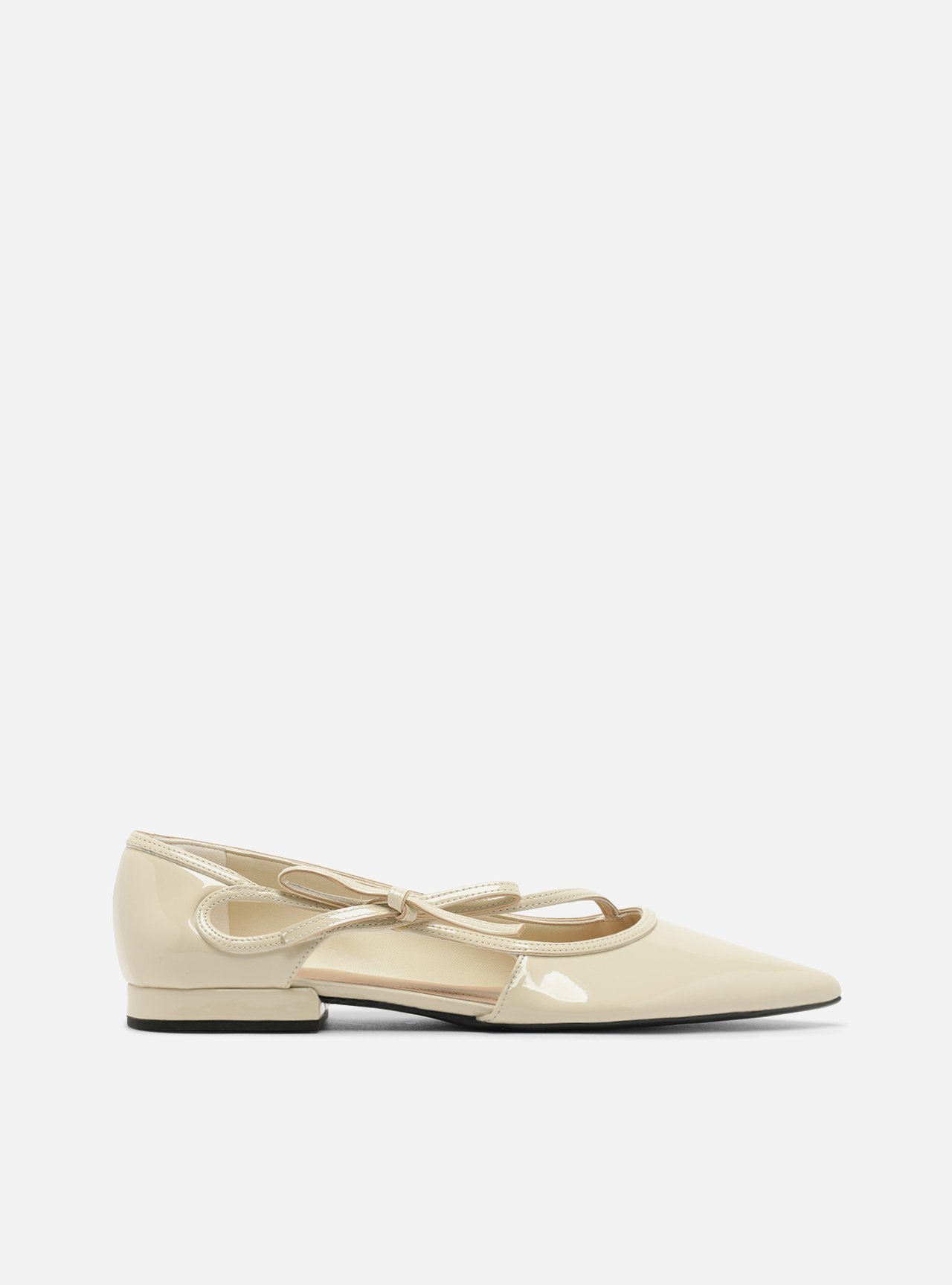 Sapatilha Off-White Recorte Laço — foto 1