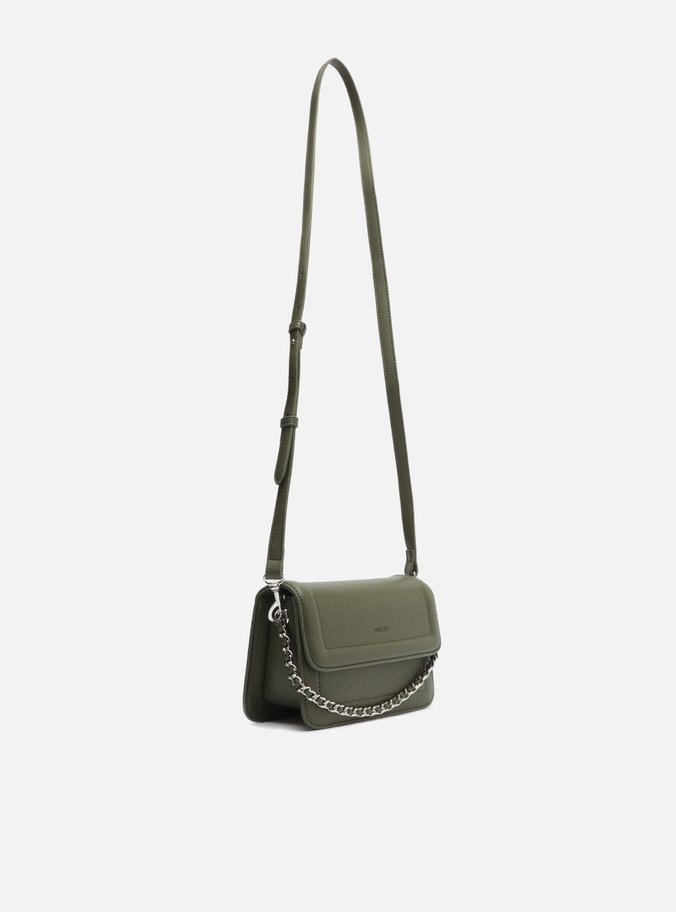 Bolsa Verde Militar Pequena Tiracolo Corrente