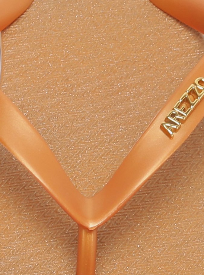 Chinelo de Dedo Laranja Brizza