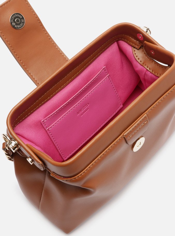 Bolsa Tiracolo Marrom Pequena