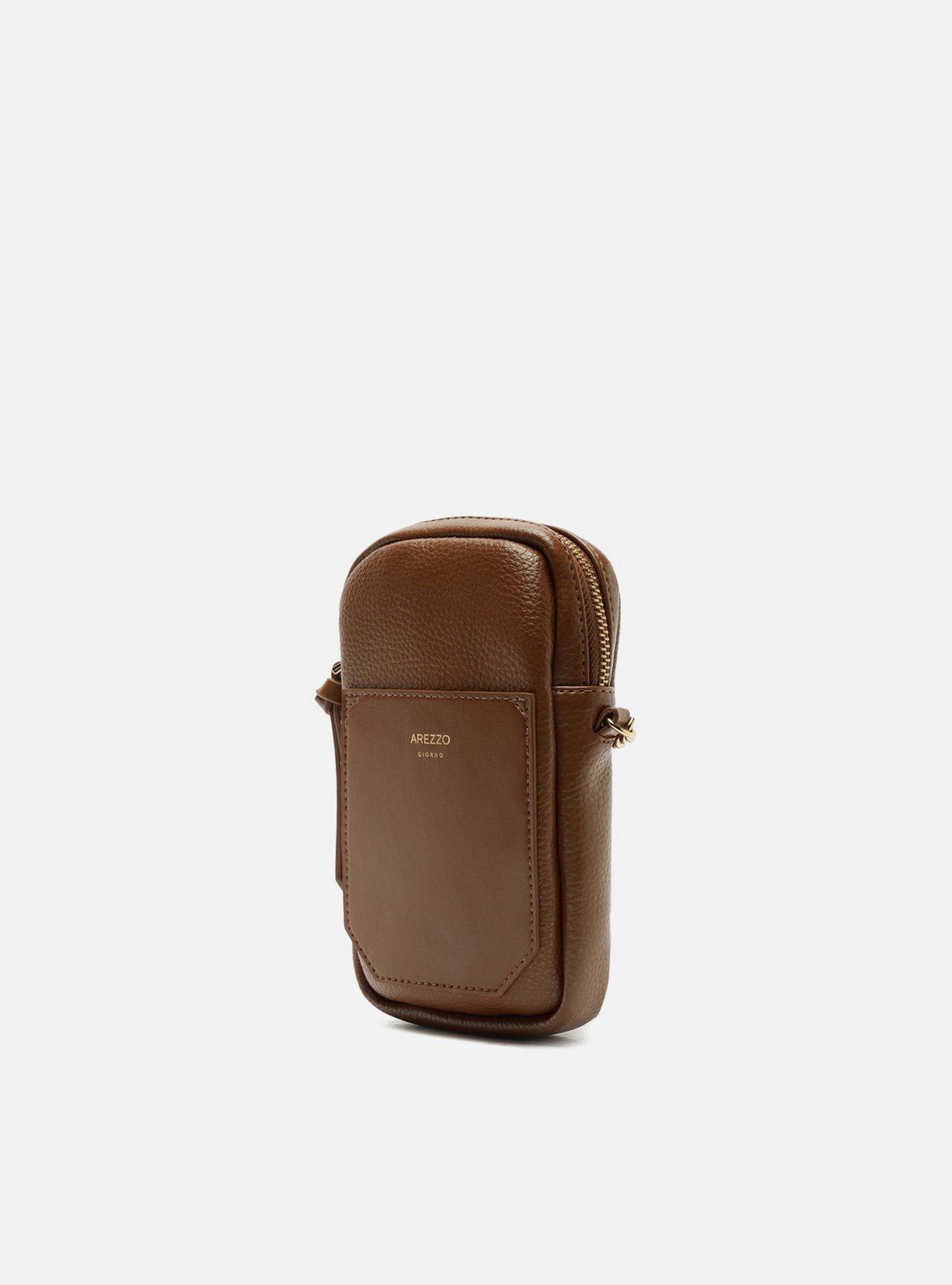 Mini Bag Marrom Porta-Celular Bolso — foto 2