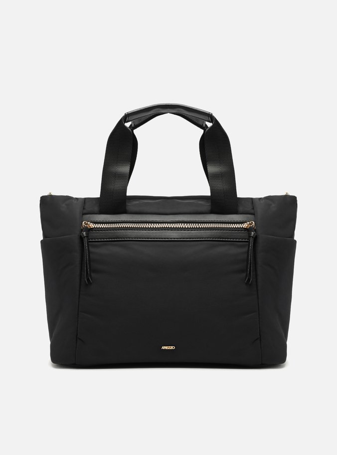 Bolsa Tote Nylon Preto Grande