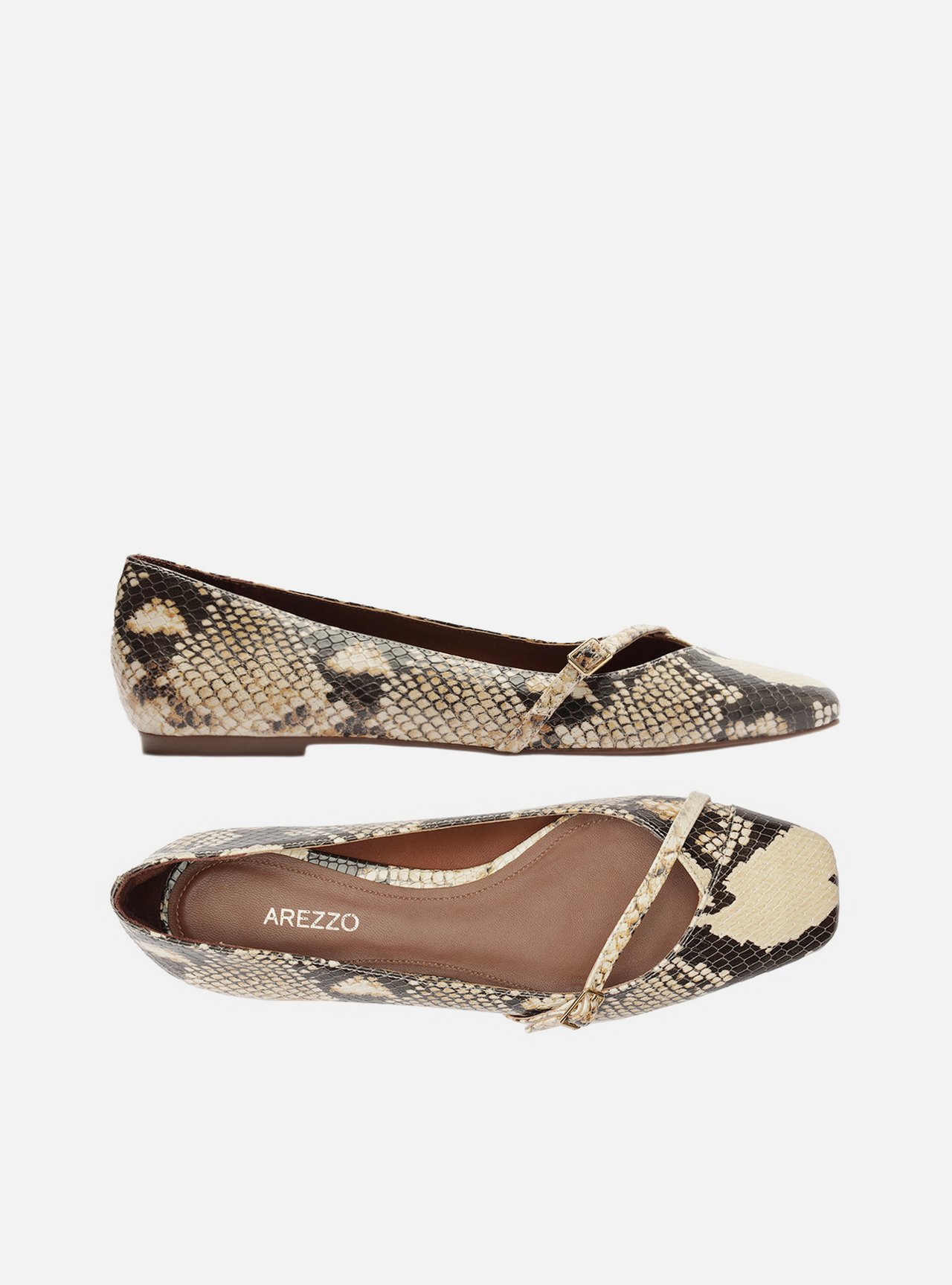 Sapatilha Animal Print Bico Quadrado — foto 5