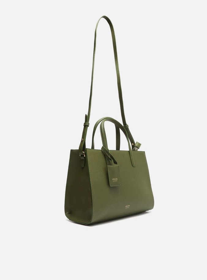 Bolsa Verde Musgo Tote Grande