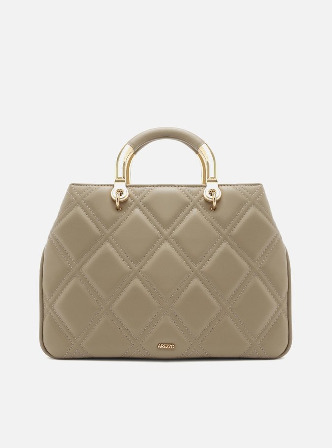 Bolsa Tote Nude Matelassê Média