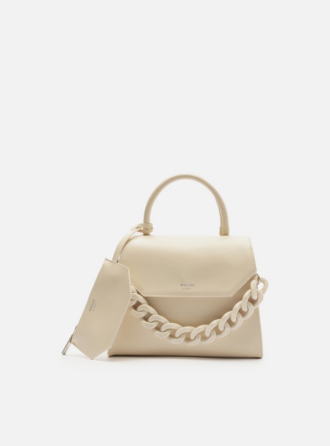 Bolsa Satchel Branca Iara Média