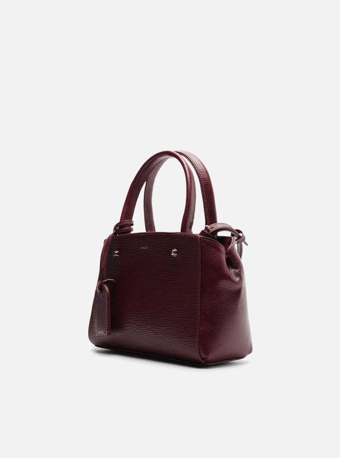 Bolsa Tote Vermelha Couro Bella Pequena