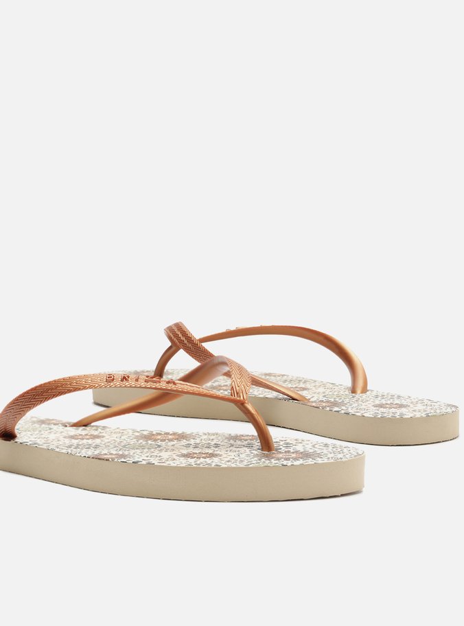 Chinelo de Dedo Marrom Estampa Marrocos Essential