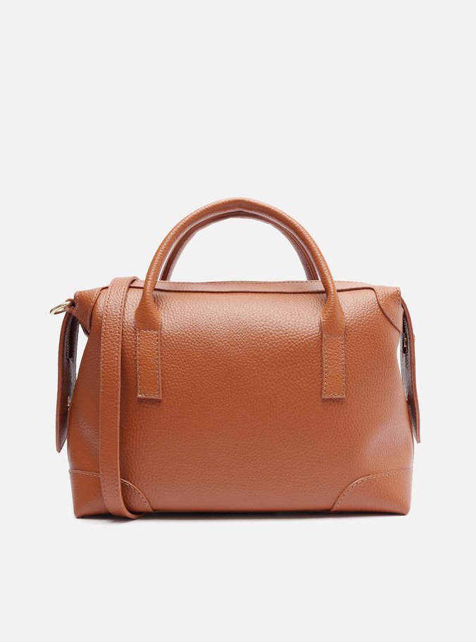 Bolsa Bowling Marrom Grande Recortes