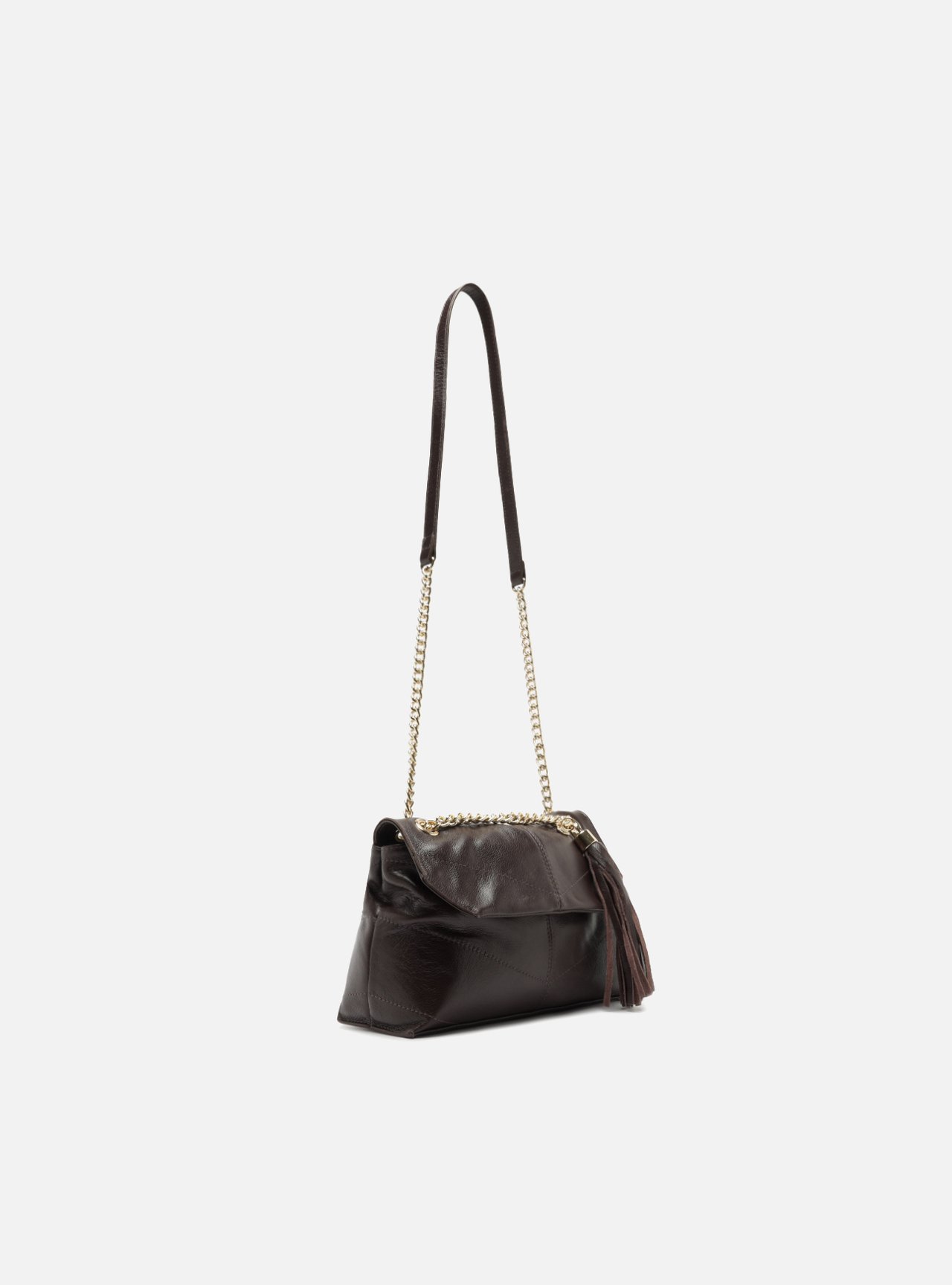 Bolsa Tiracolo Vermelha Couro Ísis Pequena — foto 5