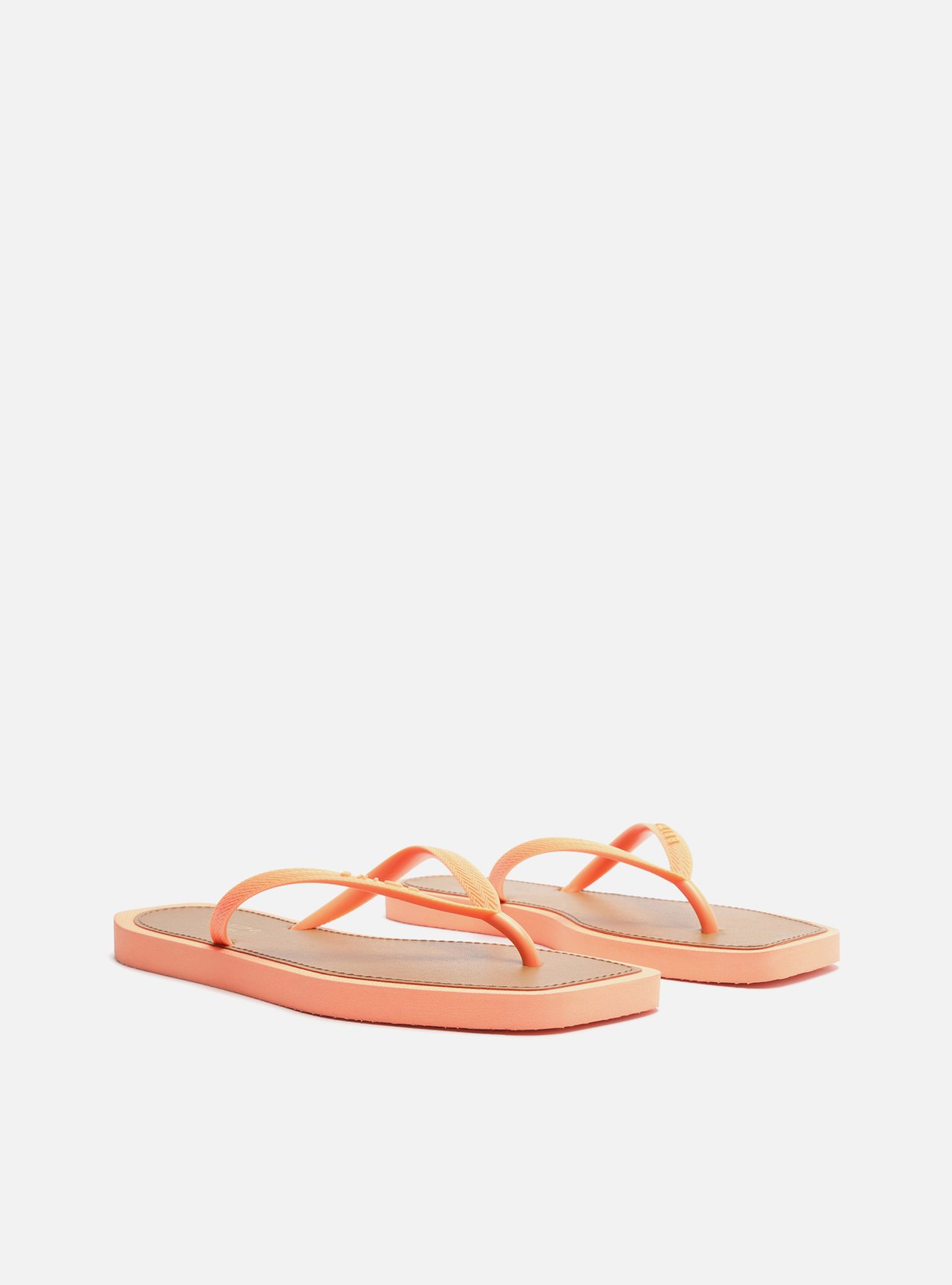 Chinelo de Dedo Laranja Square Recouro Brizza — foto 4