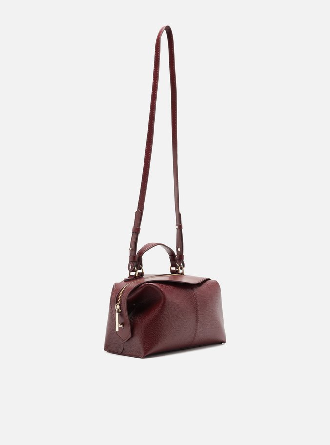 Bolsa Bowling Vermelha Média Mix Texturas