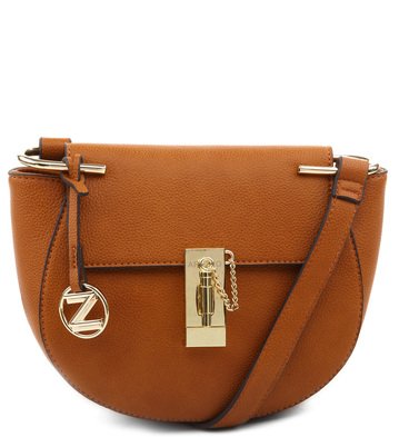 Bolsa Tiracolo Pequena Marrom