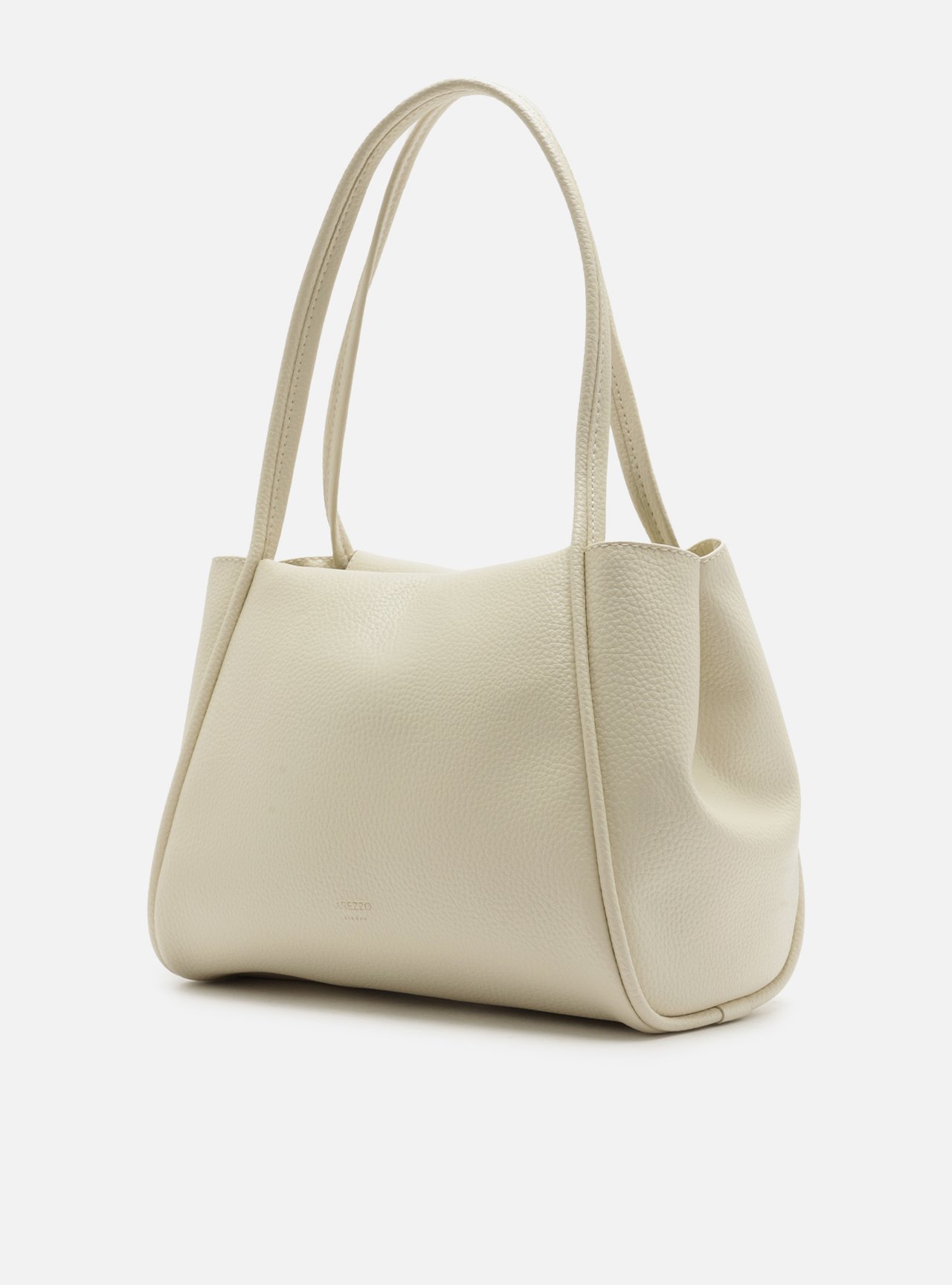 Bolsa Shopping Branca Grande Granulada — foto 2