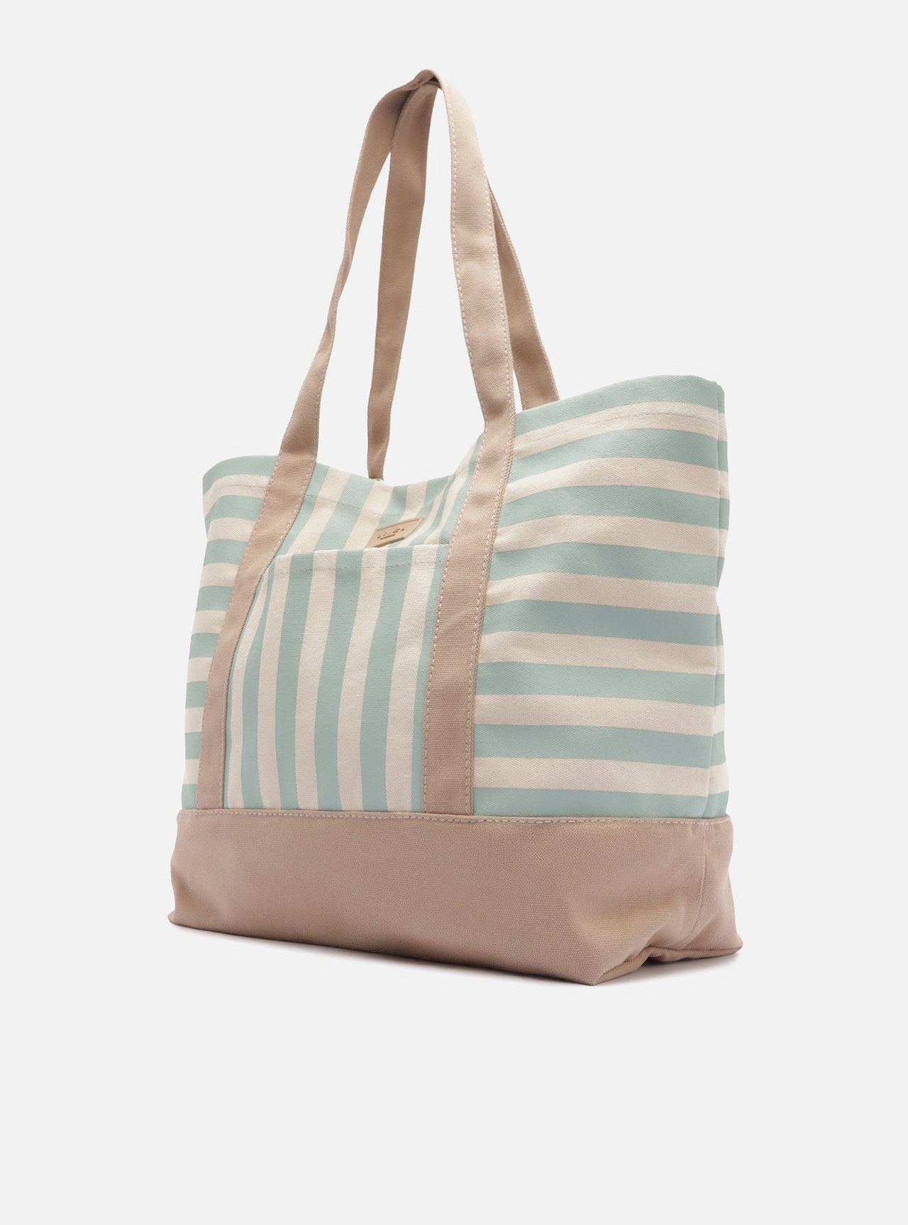 Bolsa Shopping Azul Grande Listrada Brizza — foto 2