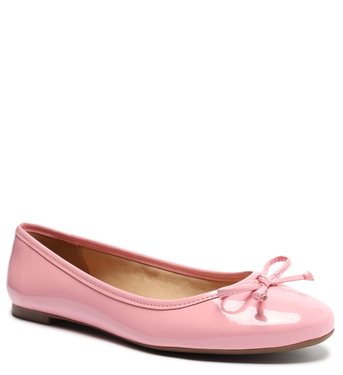 Sapatilha Rosa Verniz Laço
