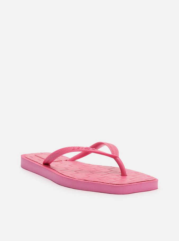 Chinelo de Dedo Rosa Jelly