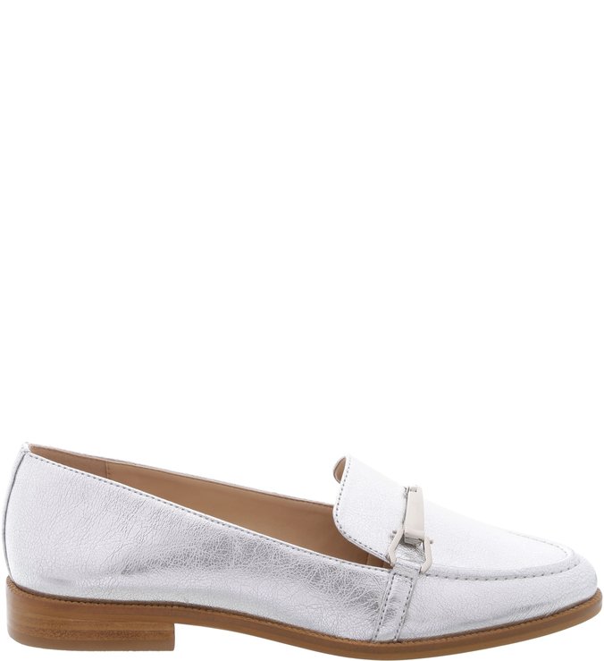 Mocassim Metal Shine Prata