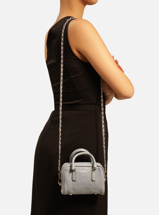 Bolsa Tiracolo Azul Jeans Lívia