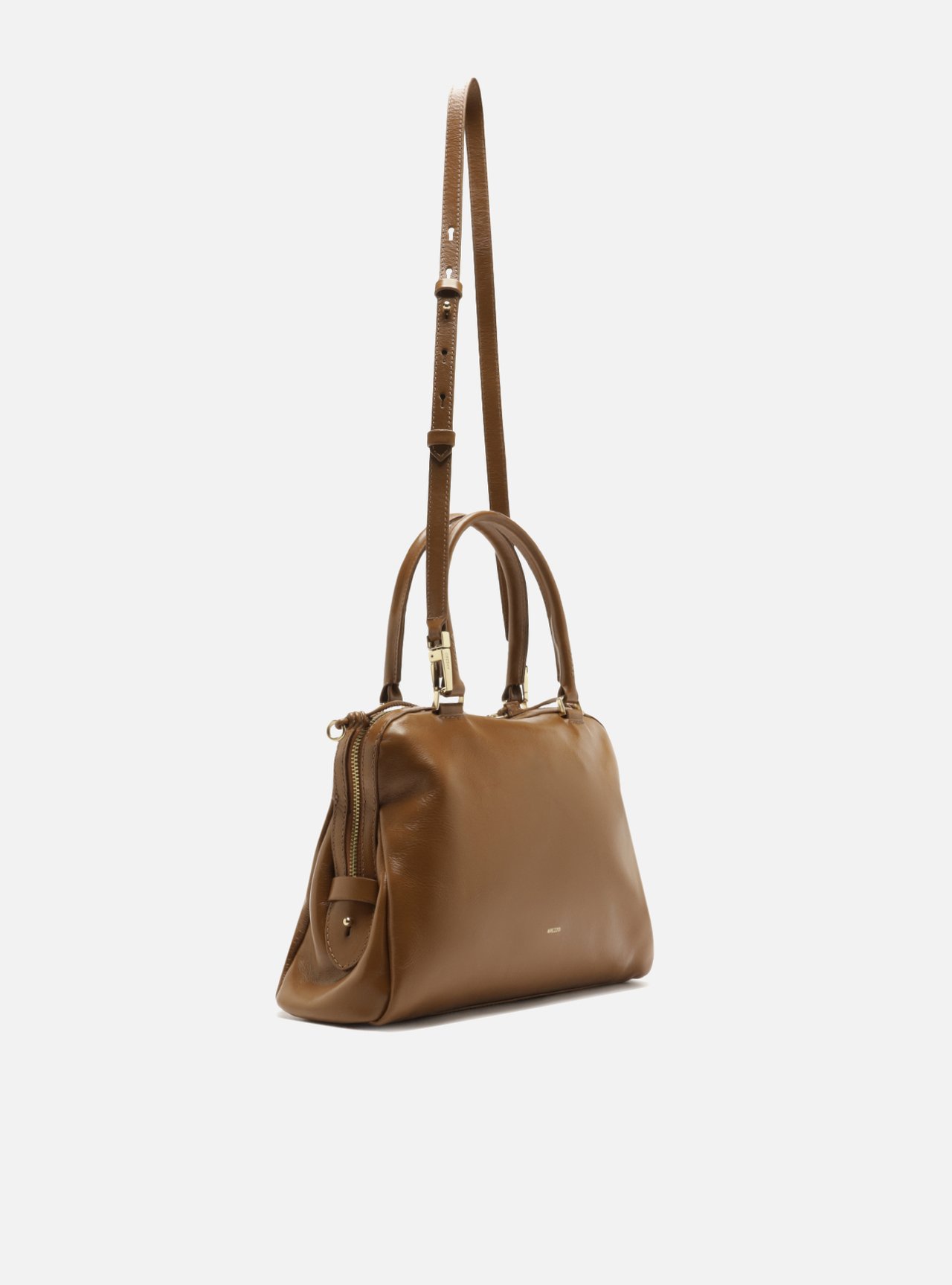 Bolsa Tote Marrom Couro Grande — foto 5