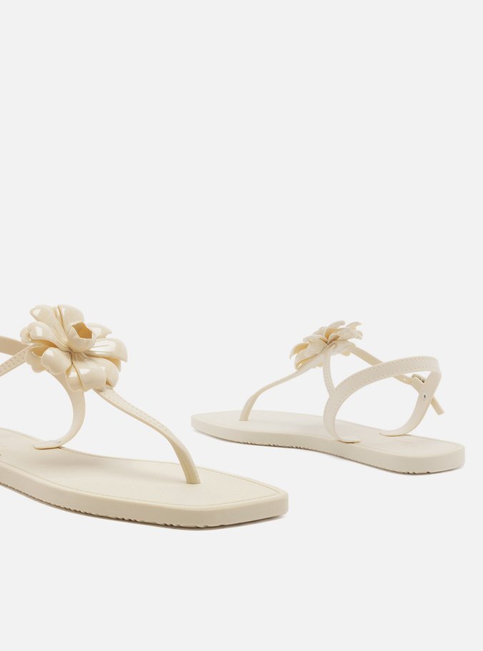Sandália Rasteira Off-White Fivela Brizza