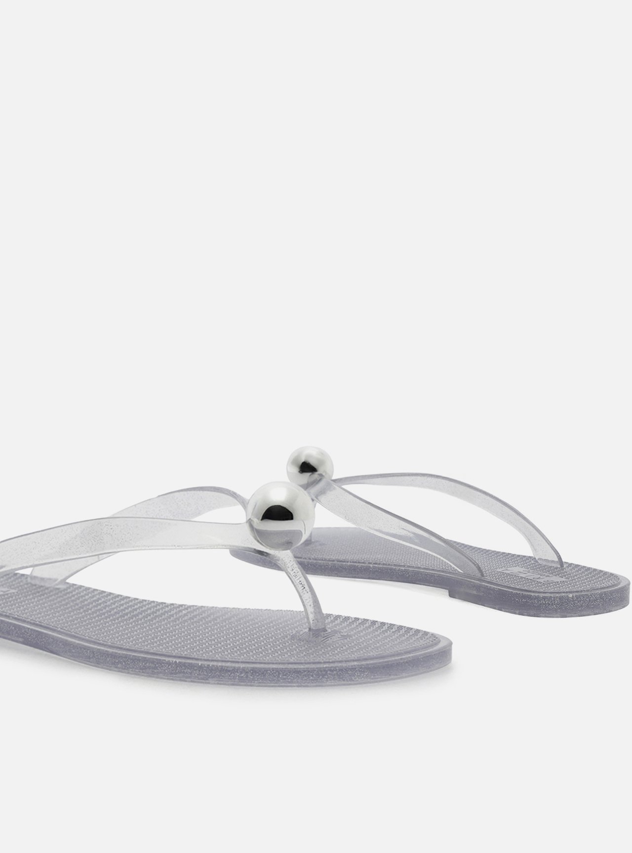 Chinelo Prata Jelly Glow Esfera — foto 4