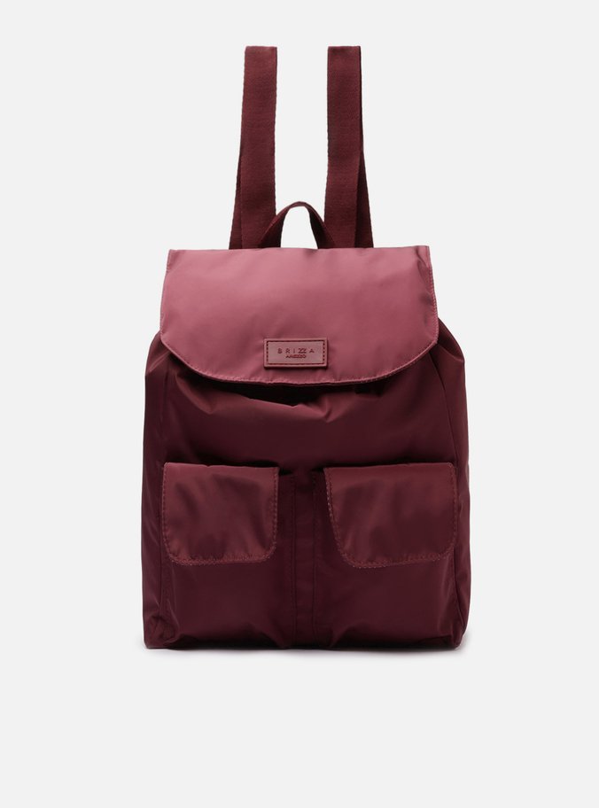 Mochila Vermelha Nylon Grande