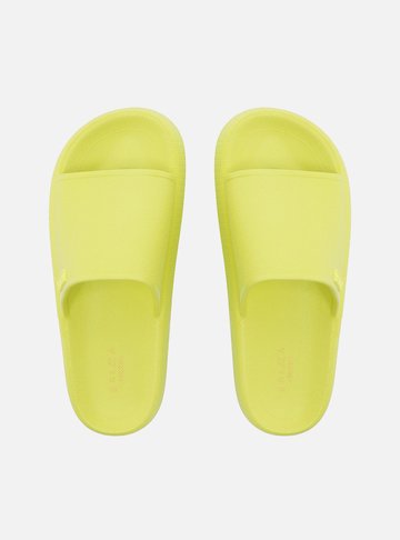 Chinelo Slide Amarelo Brizza