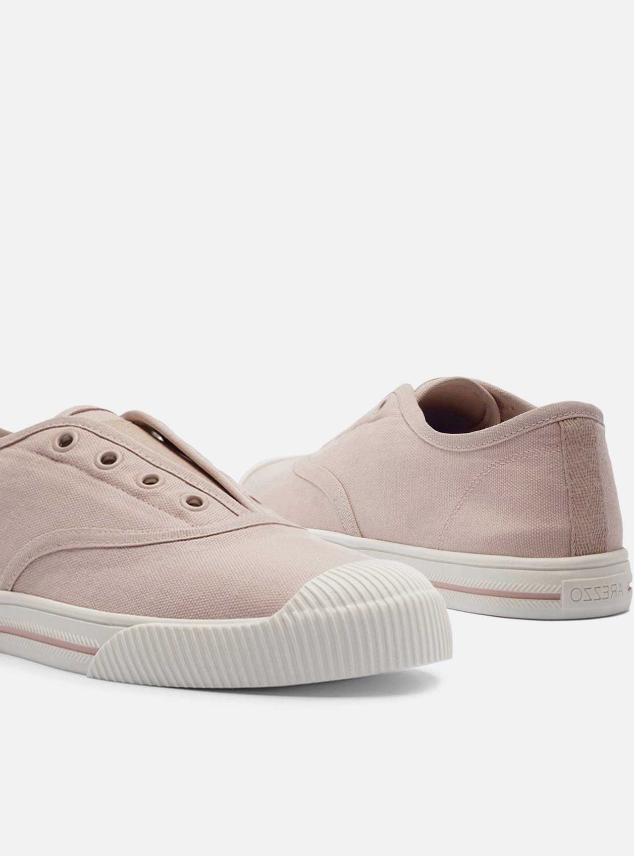 Tênis Slip On Rosa Lona Elástico — foto 4
