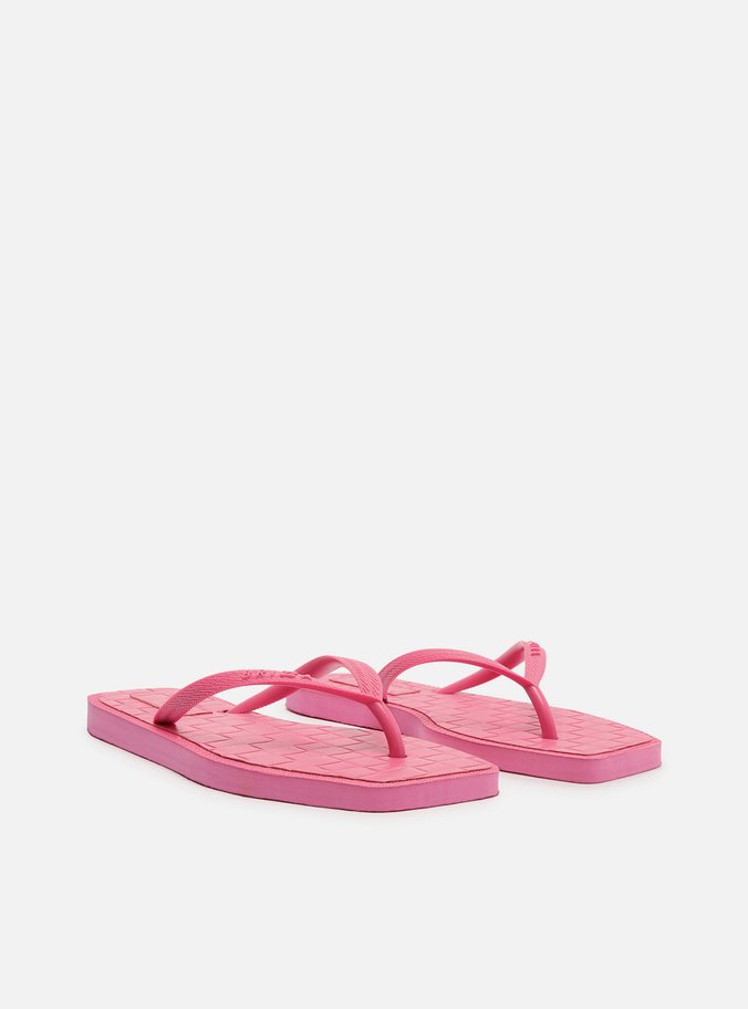 Chinelo de Dedo Rosa Jelly