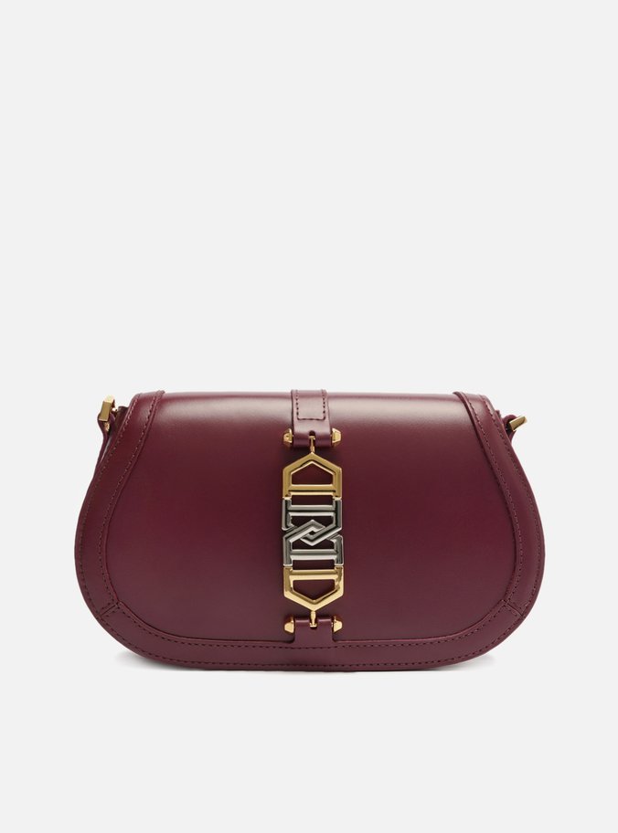 Bolsa Tiracolo Roxa Couro Olga Média