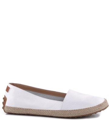 Espadrille Couro Branca