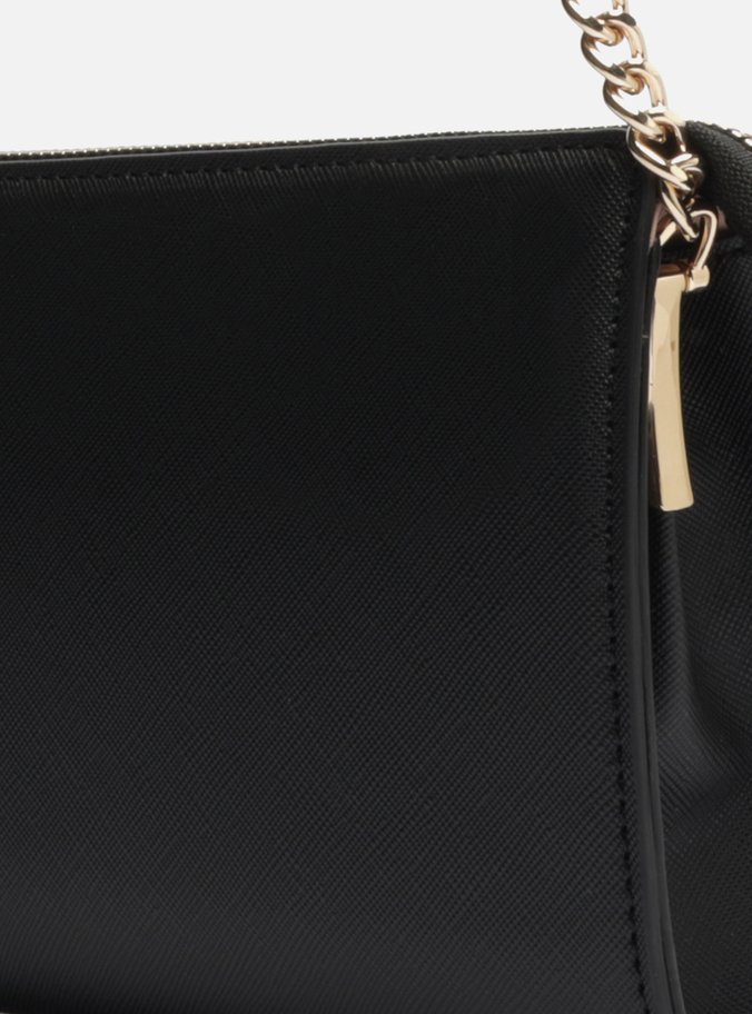 Bolsa Tiracolo Preta Média Corrente