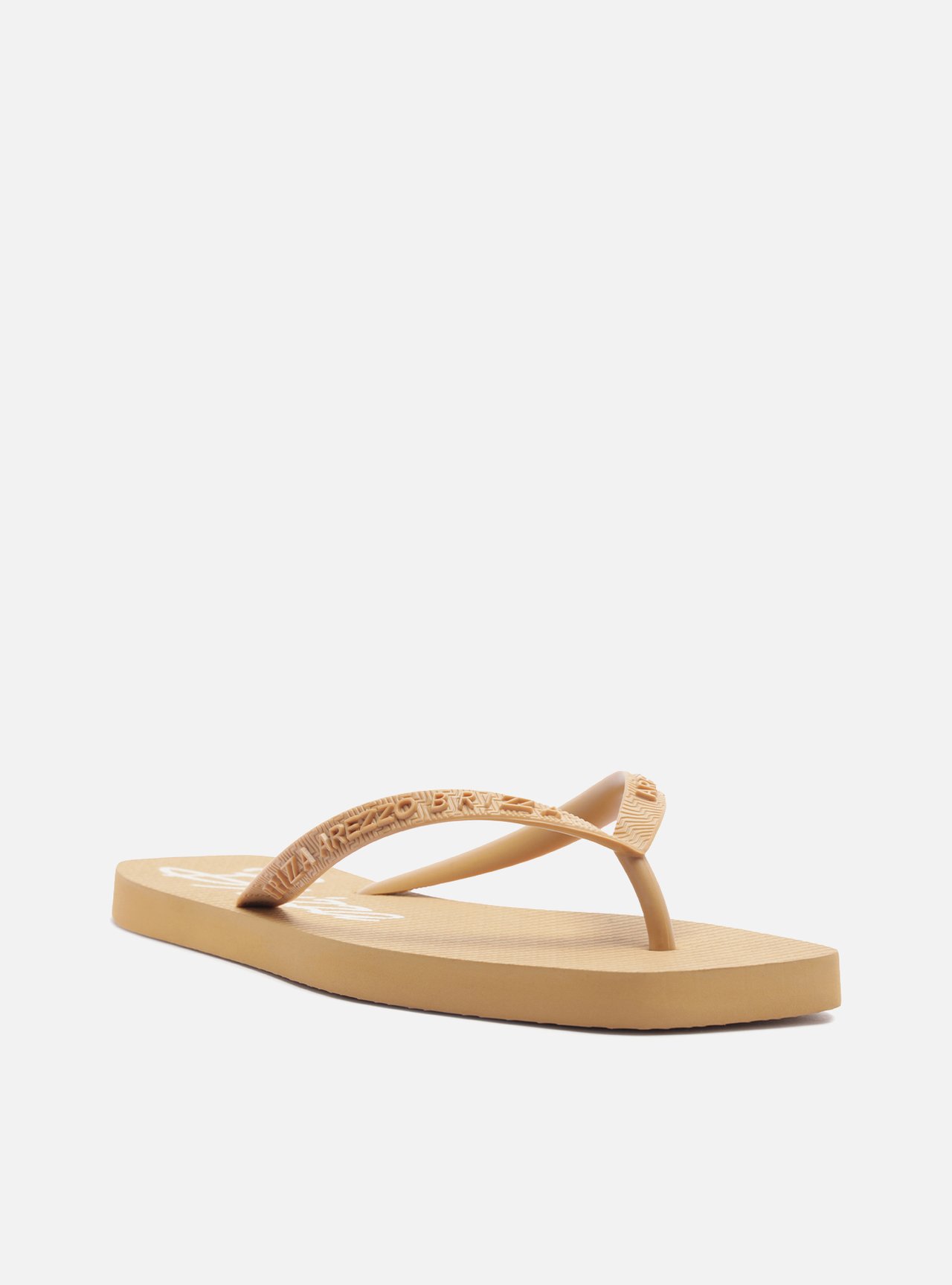 Chinelo de Dedo Nude Flatform Brizza — foto 2