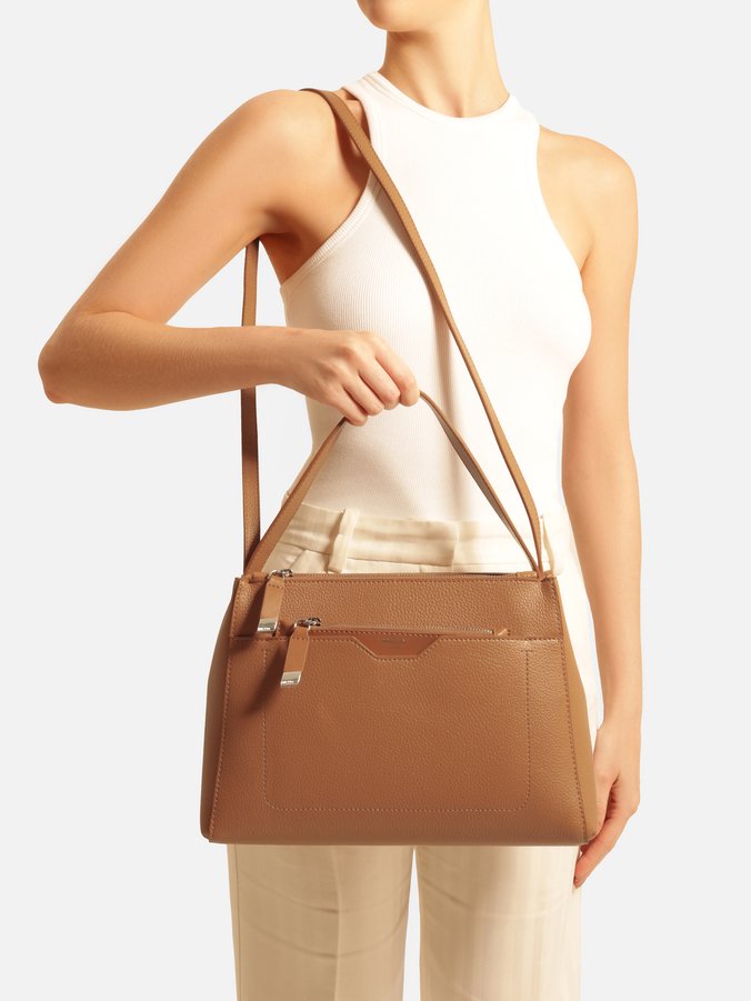 Bolsa Tote Marrom Clara Emilly Grande